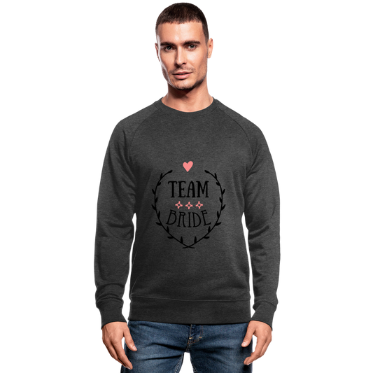 Sudadera ecológica hombre de Stanley & Stella"team bride" - dark grey heather