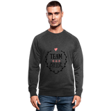 Sudadera ecológica hombre de Stanley & Stella"team bride" - dark grey heather