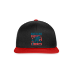 Gorra Snapback"football hall of fame" - black/red