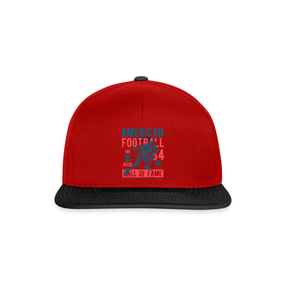 Gorra Snapback"football hall of fame" - red/black