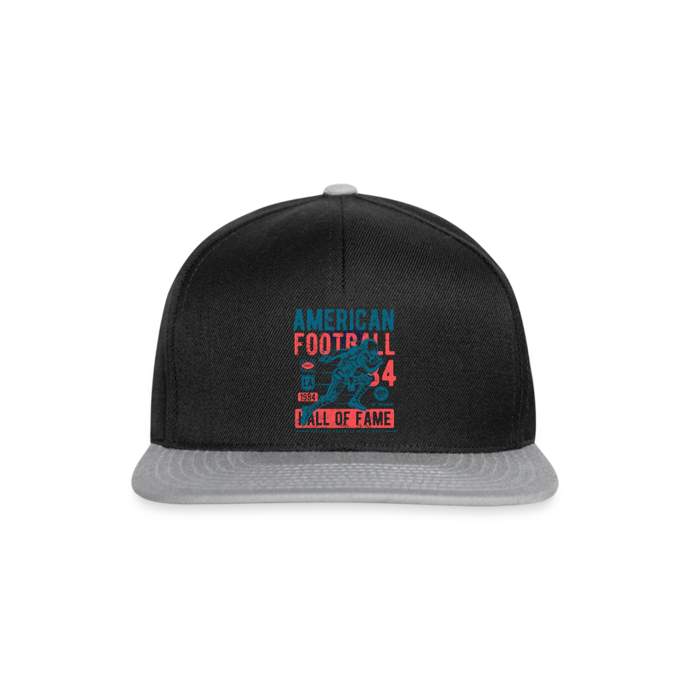 Gorra Snapback"football hall of fame" - black/grey
