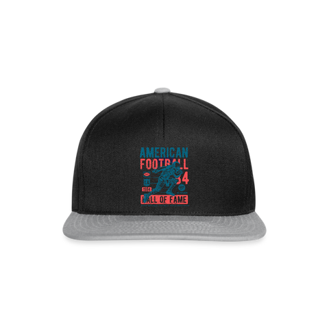 Gorra Snapback"football hall of fame" - black/grey