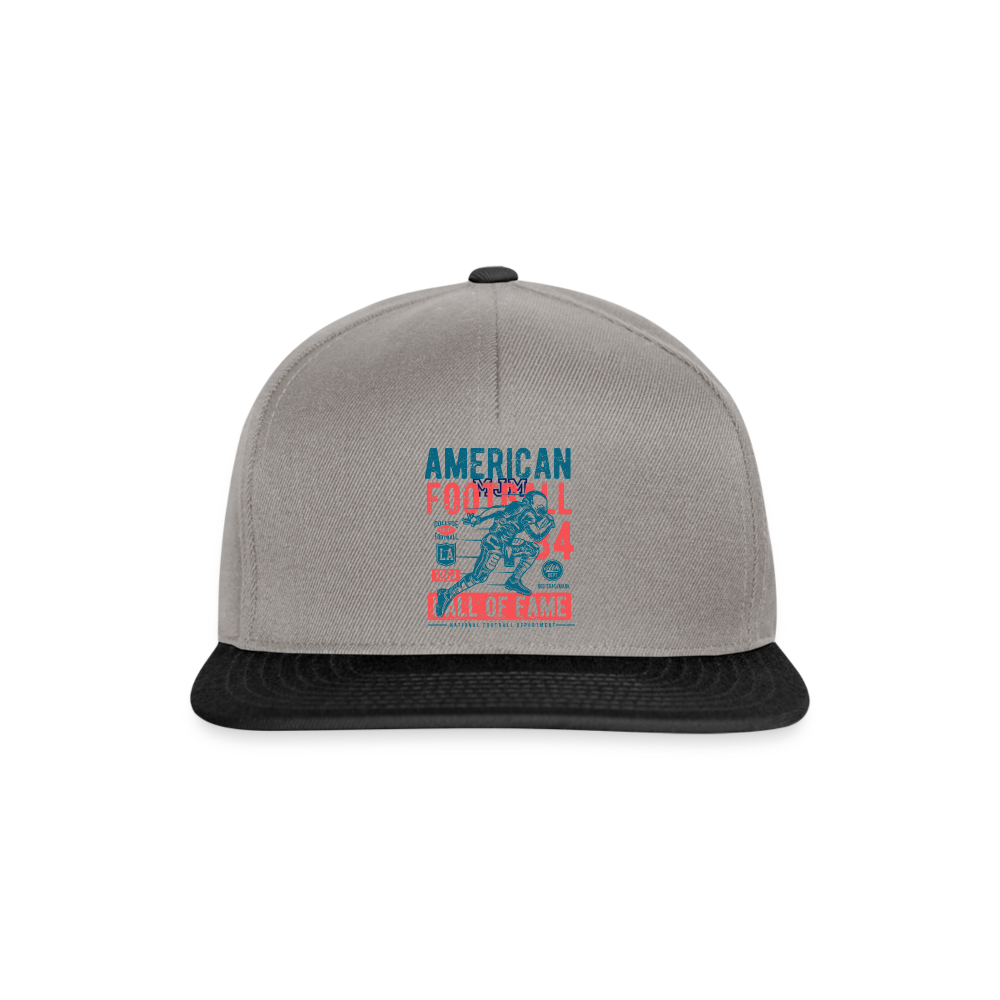 Gorra Snapback"football hall of fame" - graphite/black
