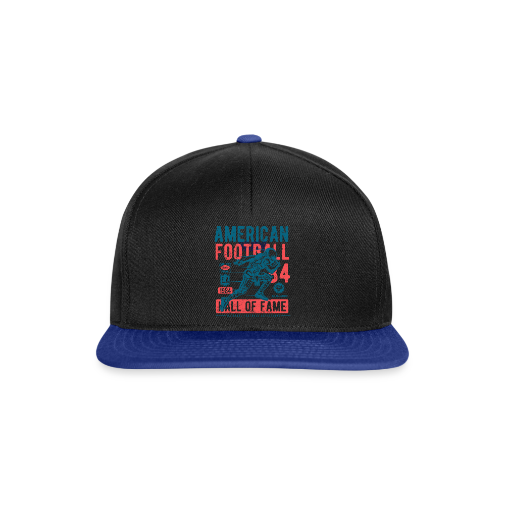 Gorra Snapback"football hall of fame" - black/bright royal