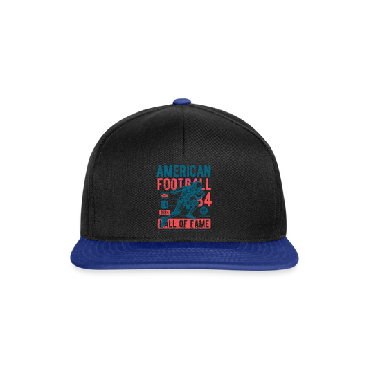 Gorra Snapback"football hall of fame" - black/bright royal