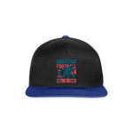 Gorra Snapback"football hall of fame" - black/bright royal