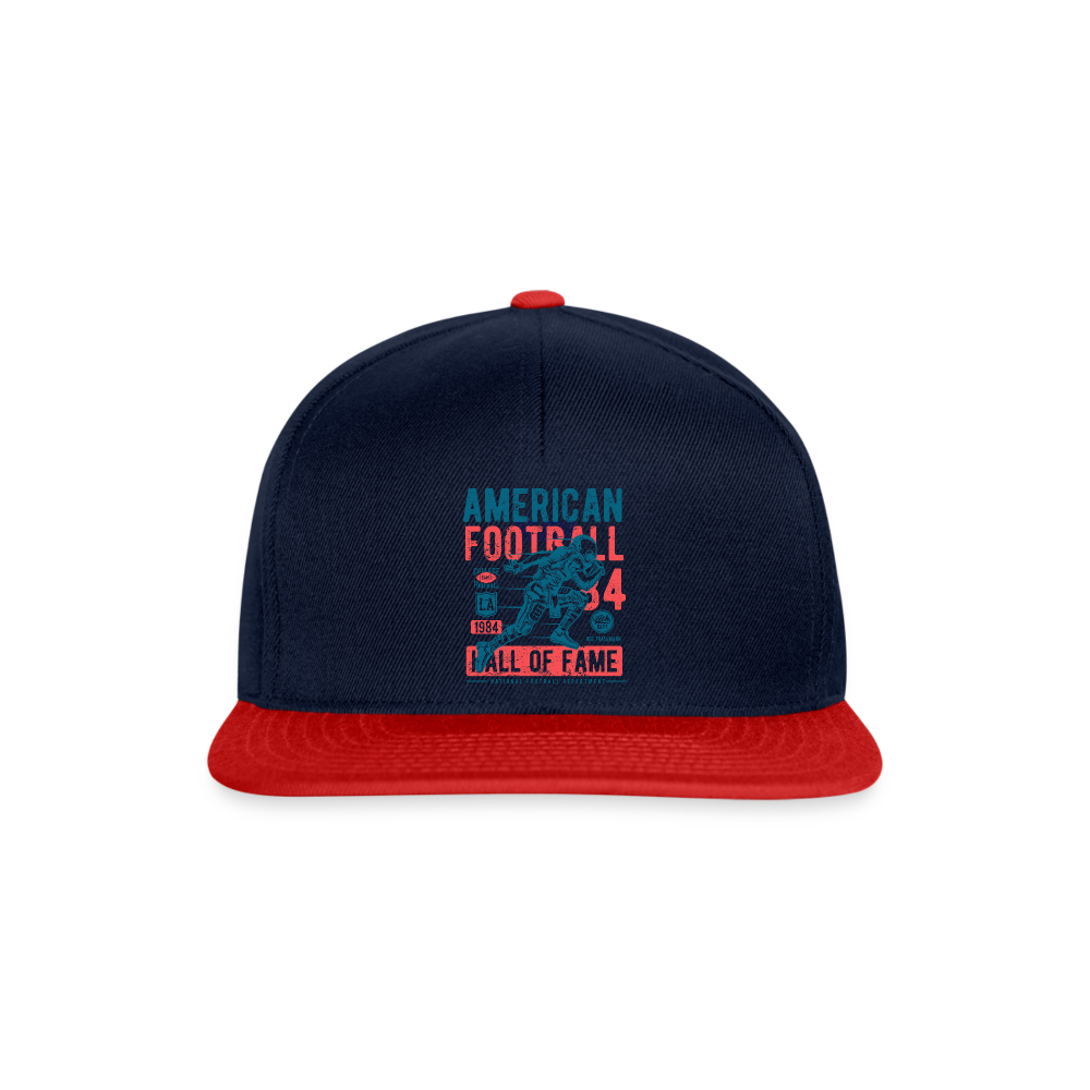 Gorra Snapback"football hall of fame" - navy/red