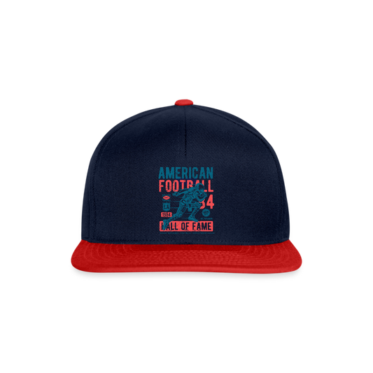 Gorra Snapback"football hall of fame" - navy/red