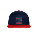 Gorra Snapback"football hall of fame" - navy/red