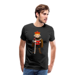 Camiseta premium hombre"king" - black