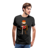 Camiseta premium hombre"king" - black