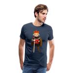 Camiseta premium hombre"king" - navy