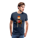 Camiseta premium hombre"king" - navy