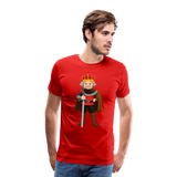 Camiseta premium hombre"king" - red