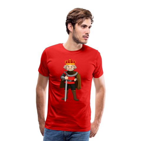 Camiseta premium hombre"king" - red