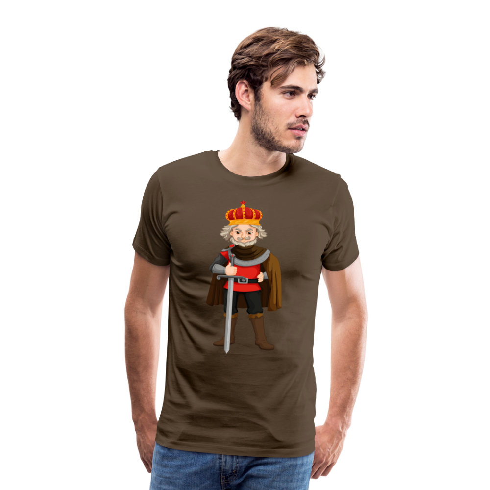 Camiseta premium hombre"king" - noble brown