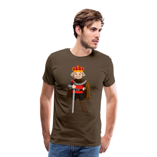 Camiseta premium hombre"king" - noble brown
