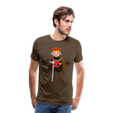 Camiseta premium hombre"king" - noble brown