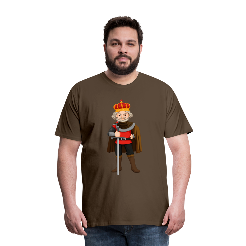 Camiseta premium hombre"king" - noble brown