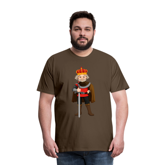 Camiseta premium hombre"king" - noble brown