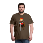 Camiseta premium hombre"king" - noble brown