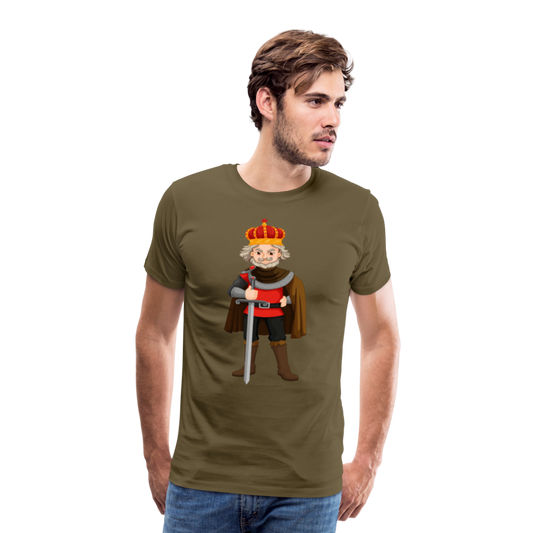 Camiseta premium hombre"king" - khaki
