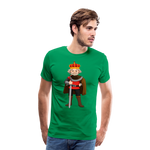 Camiseta premium hombre"king" - kelly green