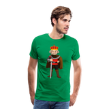 Camiseta premium hombre"king" - kelly green