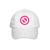 Gorra béisbol"No entry" - white/white