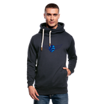 Sudadera con capucha y cuello alto unisex"born free choppers" - navy