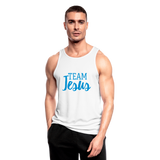 Camiseta sin mangas hombre transpirable"team jesus" - white