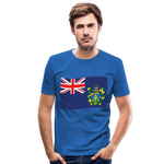 Camiseta ajustada hombre"Flag Pitcairn Islands" - royal blue