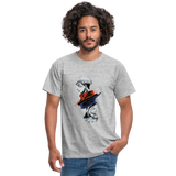 Camiseta hombre"vector" - heather grey