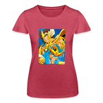 Camiseta para mujer de Fruit of the Loom"anime" - heather red