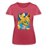 Camiseta para mujer de Fruit of the Loom"anime" - heather red