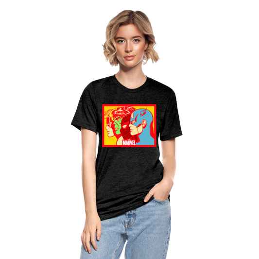 Camiseta Tri-Blend unisex de Bella + Canvas"Avengers" - heather black