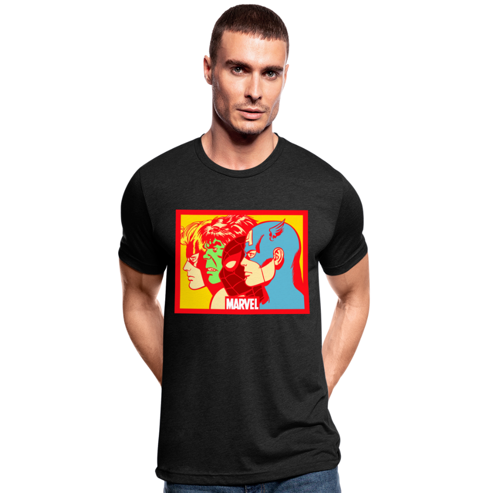 Camiseta Tri-Blend unisex de Bella + Canvas"Avengers" - heather black