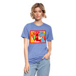 Camiseta Tri-Blend unisex de Bella + Canvas"Avengers" - heather blue