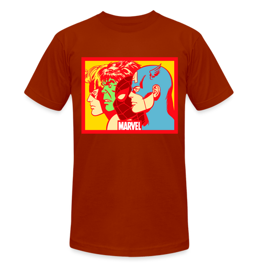 Camiseta Tri-Blend unisex de Bella + Canvas"Avengers" - heather brick