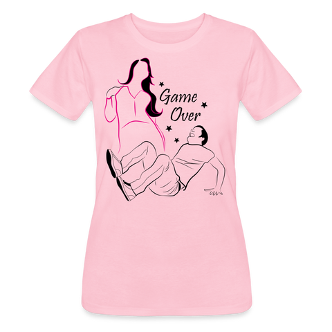 Camiseta para mujer de Bella + Canvas"Game over" - pink lady