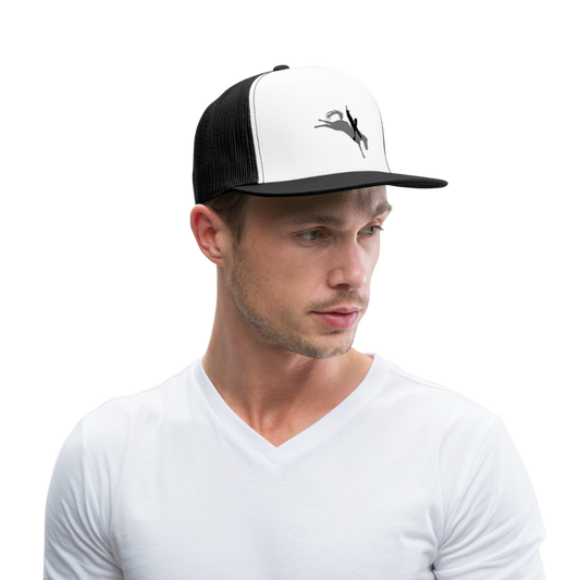 Gorra de camionero"horse cowboy" - white/black