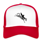 Gorra de camionero"horse cowboy" - white/red