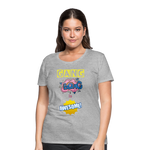 Camiseta premium mujer"gang bang" - heather grey