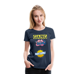 Camiseta premium mujer"gang bang" - navy