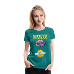 Camiseta premium mujer"gang bang" - diva blue