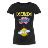 Camiseta premium mujer"gang bang" - charcoal grey