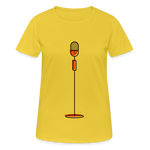 Camiseta mujer transpirable"microphone" - sunshine