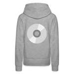 Sudadera con capucha premium para mujer"CD" - heather grey