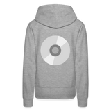 Sudadera con capucha premium para mujer"CD" - heather grey