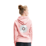 Sudadera con capucha premium para mujer"CD" - crystal pink